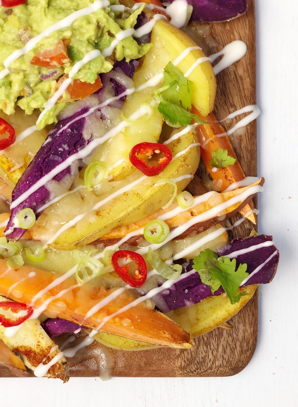 Vegan Loaded Potato Wedges